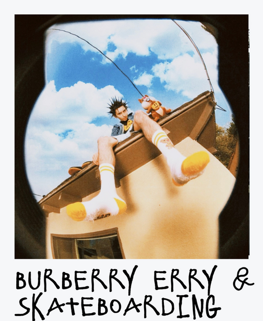 Skateboarder Burberry Erry, Modeling For Drew House