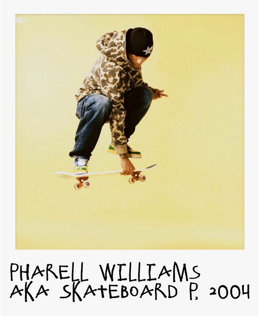 Pharell Williams Skateboarding