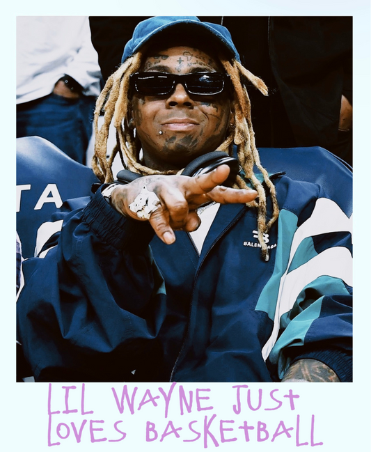 Lil Wayne Courtside Again