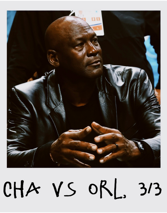 Michael Jordan Courtside For Magic vs Hornets