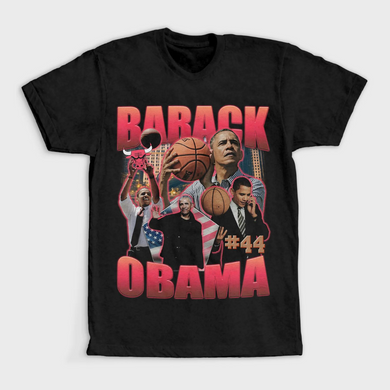 Obama Basketball Vintage Bootleg T-Shirt